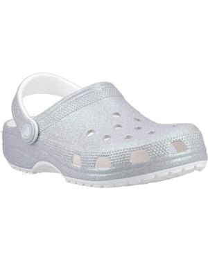 Crocs™ Classic Glitter Eva Standard Clogs - White