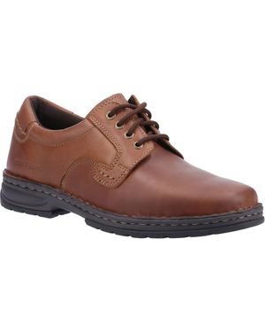 Hush Puppies Outlaw Ii Leather Lace-Up Shoes - Brown