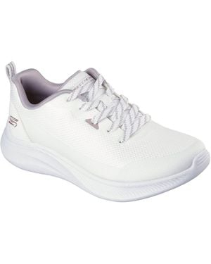 Skechers Bobs Moda Flex Textile Trainers - White
