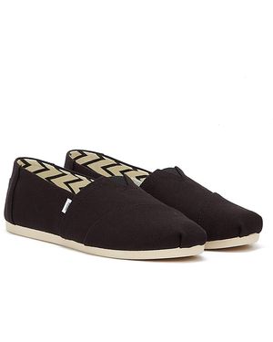 TOMS Alpargata Tela Di Cotone Donna Espadrillas Nere - Nero