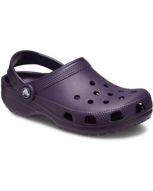 Crocs™ Kids' Classic Synthetic Dark Iris Clogs - Purple