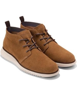 Cole Haan 2.Zerogrand Suede Spiced Chukka Boots - Brown