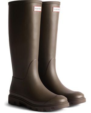 HUNTER Downpour Tall Boot Bottes En Caoutchouc - Marron