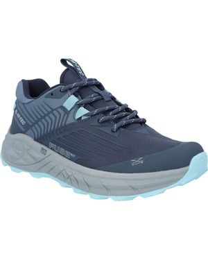 Hi-Tec Fuse Trail Low Synthetic Mesh Grisaille/Flintstone Trainers - Blue