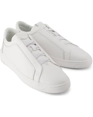 TOMS Trvl Lite Miles Leather Trainers - White