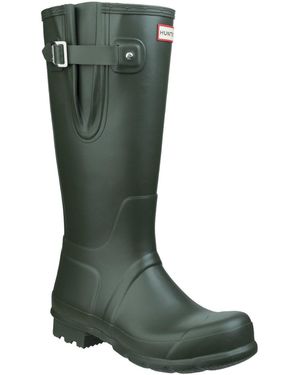HUNTER Matt Original Side Adjustable Wellington Boots - Green