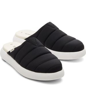 TOMS Alpargata Mallow Nylon Mules - Black