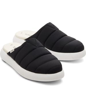 TOMS Alpargata Mallow Nylon Mules - Black