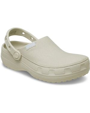 Crocs™ Classic Crafted Cotton Stucco Clogs - White