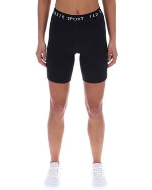 Ted Baker Ally Tbwsa2529 Polyester Activewear Shorts - Blue