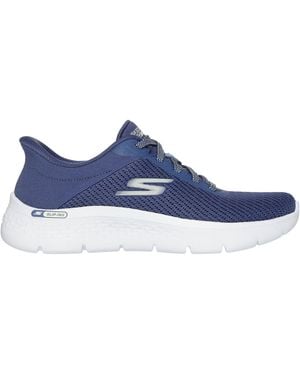 Skechers Go Walk Flex Textile Sneaker - Blau