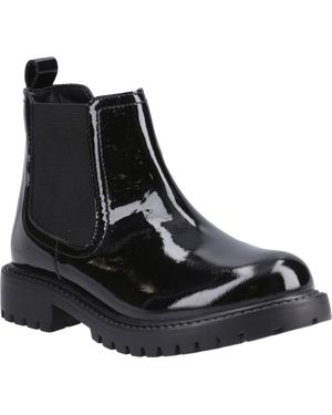 Hush Puppies Ariella Chelsea Leather Girls's Boots - Black