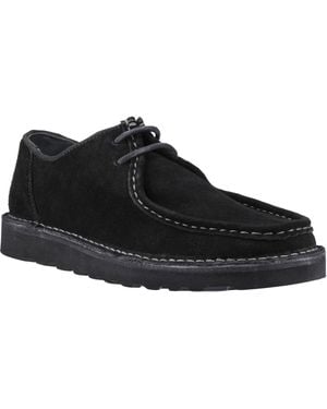 Hush Puppies Otis Lace Up Shoe Shoes - Black