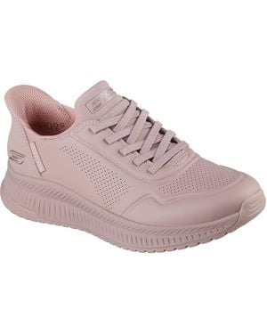 Skechers Bobs Squad 4 Key Look Blush Sneakers - Grau