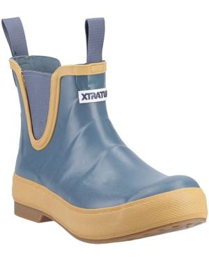 XtraTuf Legacy Deck Boot Rubber Marine Wellington Boots - Blue