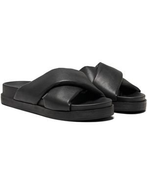 ONLY Minnie-12 Synthetic Mules - Black