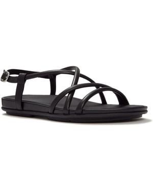 Fitflop Gracie Crystal Leather All Sandals - Black