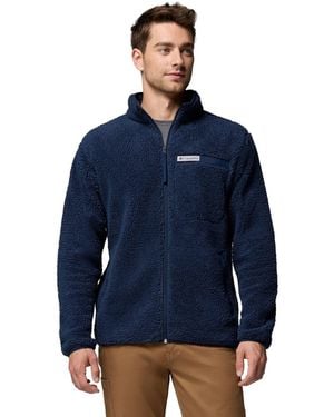 Columbia Rugged Ridge High Pile Full Zip Fleece Jacket - Blue