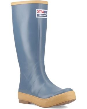 XtraTuf Legacy 15" Rubber Marine Wellington Boots - Blue
