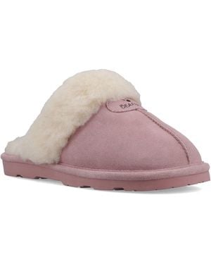 BEARPAW Loki Ii Suede Peony Slippers - Pink