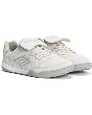 Umbro Speciali Tr Suede Harbour Mist/Ultimate Trainers - White