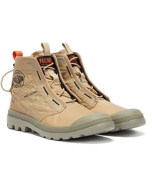 Palladium Pampa Travel Lite Desert Boots - Natural