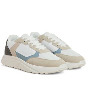 Jack & Jones Aspire Runner Synthetic Moonbeam/Citadel Trainers - White