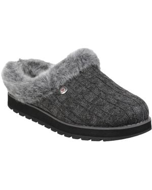 Skechers Keepsakes Ice Angel Synthetik Hausschuhe - Grau