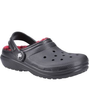 Crocs™ Classic Lined Thermoplastic/Buffalo Clogs - Grey