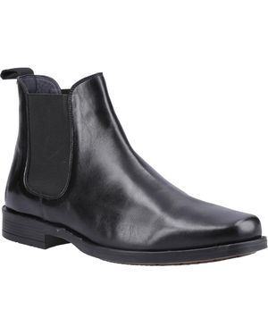 Hush Puppies Brennan Leather Boots - Black