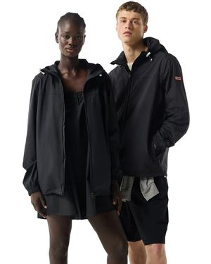 HUNTER Packable Rain Adults Rain Jacket - Black
