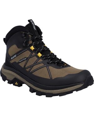 Hi-Tec Infuse Mid Polyester /Walnut/Artisans Hiking Boots - Black