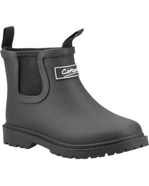 Cotswold Barton Synthetic Wellington Boots - Black