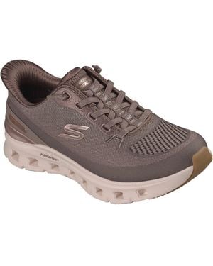 Skechers Arch Fit Glide-Step Pro Golden Pace Textile Trainers - Grey