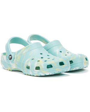 Crocs™ Classic Marbled Pure Water - Blue