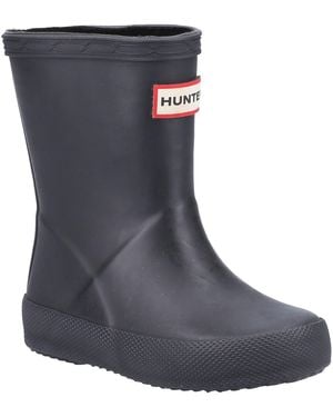 HUNTER Kids First Boot Rubber Wellington Boots - Blue