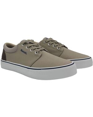 Bench Donnie Canvas Sand Trainers - Grey