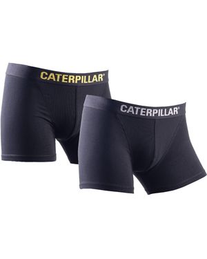 Caterpillar Cotton Boxer Shorts - Blue
