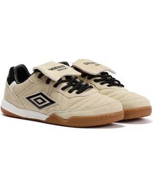 Umbro Speciali Tr Suede Dust//Sand Trainers - Green