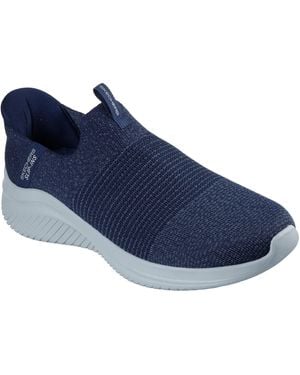 Skechers Ultra Flex 3.0 Nezzo Synthetic Trainers - Blue