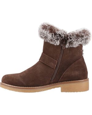 Hush Puppies Hannah Winterstiefeletten Aus Wildleder - Braun