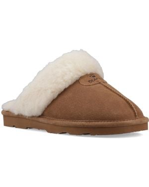 BEARPAW Loki Ii Suede Hickory Slippers - Brown
