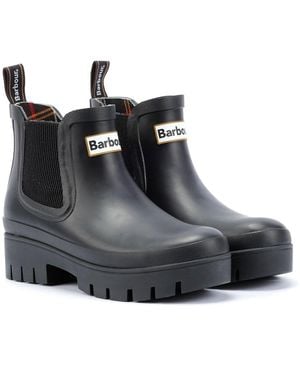Barbour Halton Ankle Wellington Boots - Black