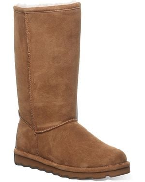 BEARPAW Elle Tall Suede Hickory Winter Knee High Boots - Brown