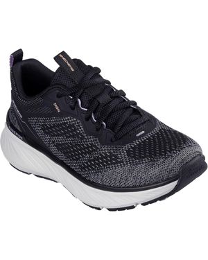 Skechers Edgeride Power Flow Scarpe Da Ginnastica Nere/Lavanda Da Donna - Blu