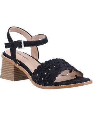 Hush Puppies Lacie Suede Sandals - Blue
