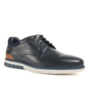 Pod Merlin Leather Lace-Up Shoes - Blue