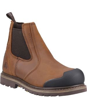 Amblers Safety Fs225 Nubuck Safety Boots - Brown