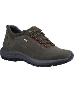 Cotswold Dumbleton Leder Schnürschuhe - Schwarz