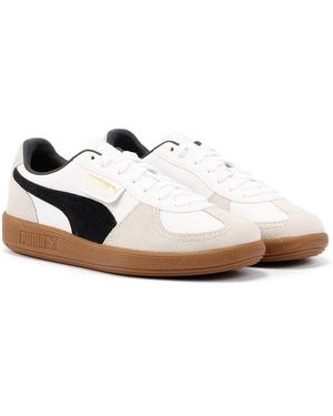 PUMA Palermo Leather Trainers - White